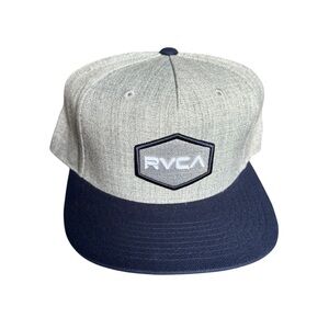 RVCA Two-Tone Gray and Navy Hat